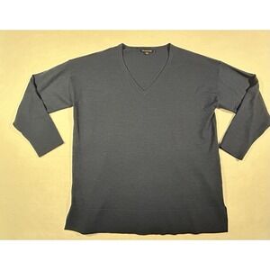 Pendleton Sweater Merino Wool Men's Size XL V-Neck Blue